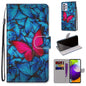 Coloured Drawing Cross Texture Horizontal Flip PU Leather Case with Holder & Card Slots & Wallet & Lanyard