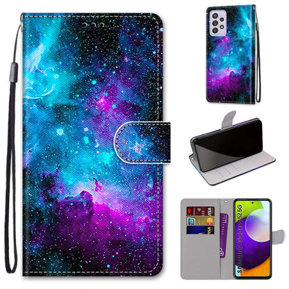Coloured Drawing Cross Texture Horizontal Flip PU Leather Case with Holder & Card Slots & Wallet & Lanyard