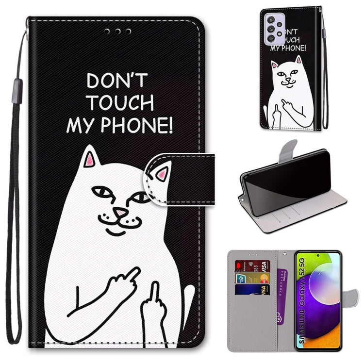 Coloured Drawing Cross Texture Horizontal Flip PU Leather Case with Holder & Card Slots & Wallet & Lanyard