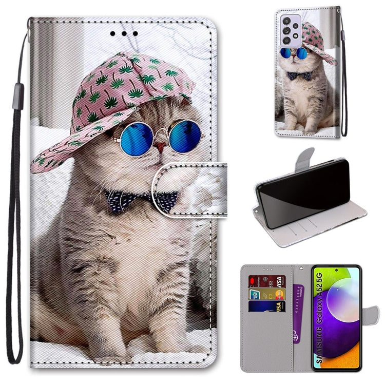 Coloured Drawing Cross Texture Horizontal Flip PU Leather Case with Holder & Card Slots & Wallet & Lanyard