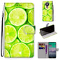 Coloured Drawing Cross Texture Horizontal Flip PU Leather Case with Holder & Card Slots & Wallet & Lanyard
