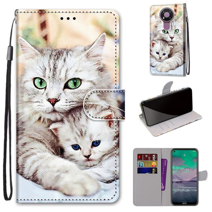 Coloured Drawing Cross Texture Horizontal Flip PU Leather Case with Holder & Card Slots & Wallet & Lanyard