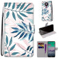 Coloured Drawing Cross Texture Horizontal Flip PU Leather Case with Holder & Card Slots & Wallet & Lanyard