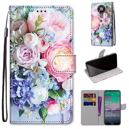 Coloured Drawing Cross Texture Horizontal Flip PU Leather Case with Holder & Card Slots & Wallet & Lanyard