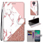 Coloured Drawing Cross Texture Horizontal Flip PU Leather Case with Holder & Card Slots & Wallet & Lanyard