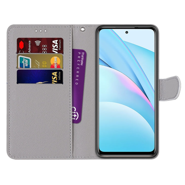 Coloured Drawing Cross Texture Horizontal Flip PU Leather Case with Holder & Card Slots & Wallet & Lanyard