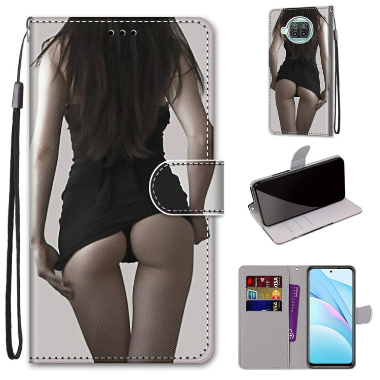 Coloured Drawing Cross Texture Horizontal Flip PU Leather Case with Holder & Card Slots & Wallet & Lanyard