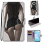 Coloured Drawing Cross Texture Horizontal Flip PU Leather Case with Holder & Card Slots & Wallet & Lanyard