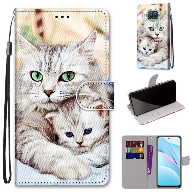 Coloured Drawing Cross Texture Horizontal Flip PU Leather Case with Holder & Card Slots & Wallet & Lanyard