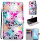 Coloured Drawing Cross Texture Horizontal Flip PU Leather Case with Holder & Card Slots & Wallet & Lanyard