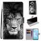Coloured Drawing Cross Texture Horizontal Flip PU Leather Case with Holder & Card Slots & Wallet & Lanyard