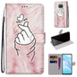 Coloured Drawing Cross Texture Horizontal Flip PU Leather Case with Holder & Card Slots & Wallet & Lanyard
