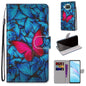 Coloured Drawing Cross Texture Horizontal Flip PU Leather Case with Holder & Card Slots & Wallet & Lanyard