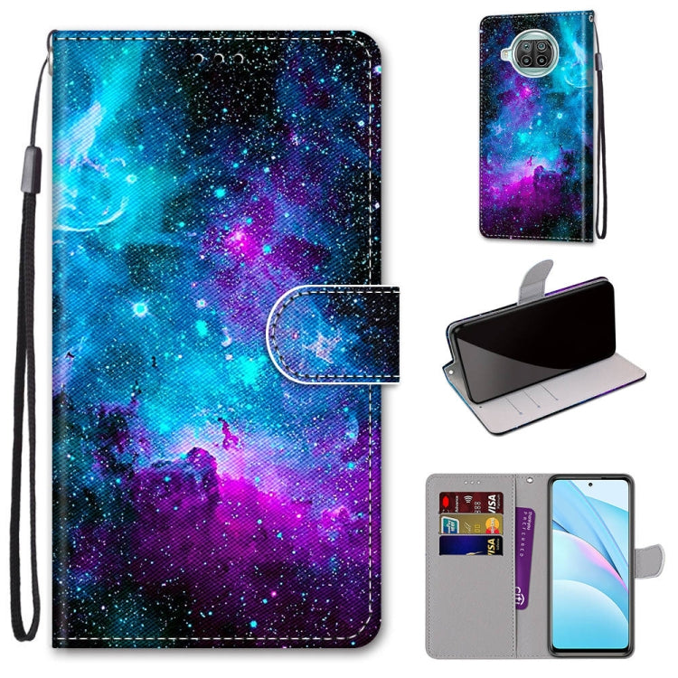 Coloured Drawing Cross Texture Horizontal Flip PU Leather Case with Holder & Card Slots & Wallet & Lanyard