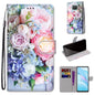Coloured Drawing Cross Texture Horizontal Flip PU Leather Case with Holder & Card Slots & Wallet & Lanyard