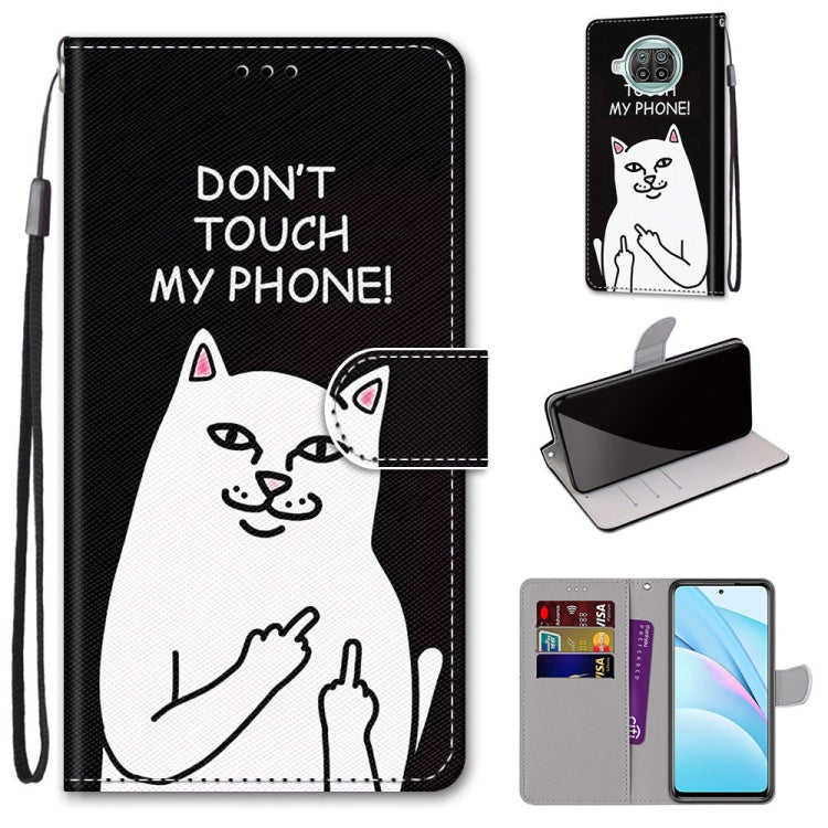 Coloured Drawing Cross Texture Horizontal Flip PU Leather Case with Holder & Card Slots & Wallet & Lanyard