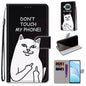 Coloured Drawing Cross Texture Horizontal Flip PU Leather Case with Holder & Card Slots & Wallet & Lanyard
