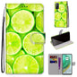 Coloured Drawing Cross Texture Horizontal Flip PU Leather Case with Holder & Card Slots & Wallet & Lanyard