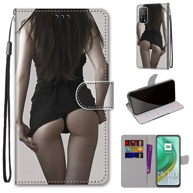 Coloured Drawing Cross Texture Horizontal Flip PU Leather Case with Holder & Card Slots & Wallet & Lanyard