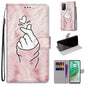 Coloured Drawing Cross Texture Horizontal Flip PU Leather Case with Holder & Card Slots & Wallet & Lanyard