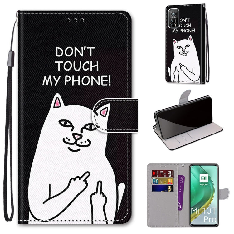 Coloured Drawing Cross Texture Horizontal Flip PU Leather Case with Holder & Card Slots & Wallet & Lanyard