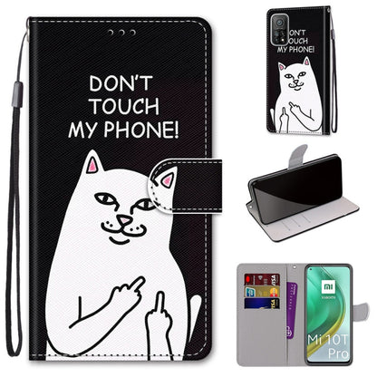 Coloured Drawing Cross Texture Horizontal Flip PU Leather Case with Holder & Card Slots & Wallet & Lanyard