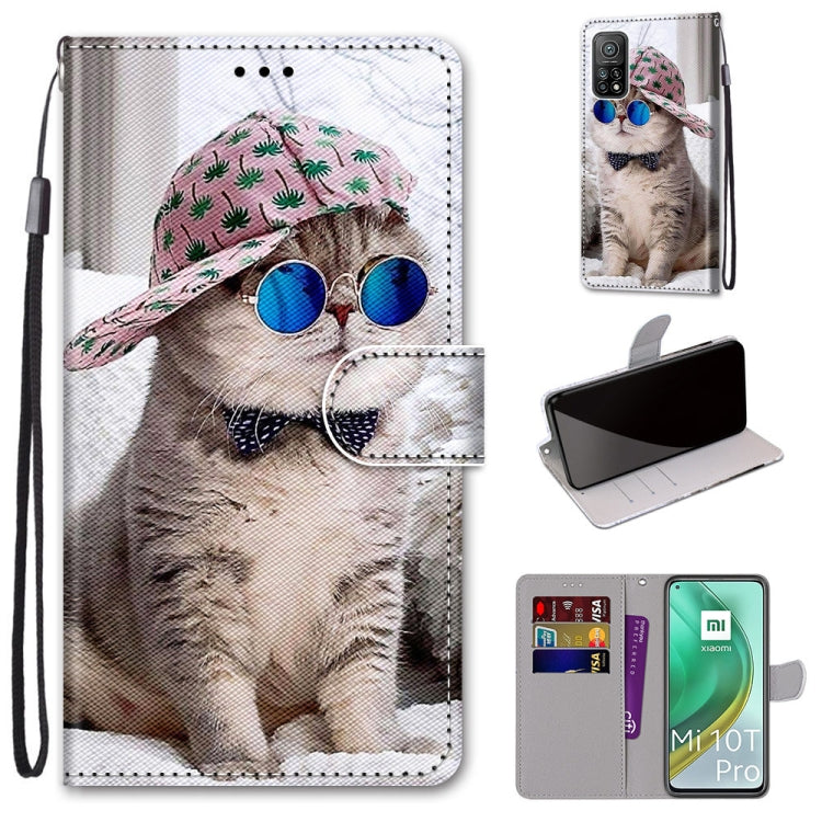 Coloured Drawing Cross Texture Horizontal Flip PU Leather Case with Holder & Card Slots & Wallet & Lanyard