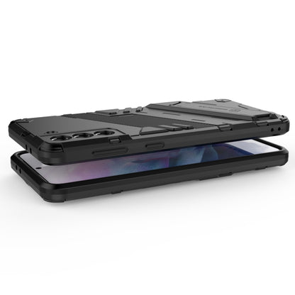 Punk Armor 2 in 1 PC + TPU Shockproof Case with Invisible Holder, For Samsung Galaxy S21+ 5G, For Samsung Galaxy A02 (EU Version), For Samsung Galaxy M31, For Samsung Galaxy M51, For Samsung Galaxy S21 Ultra 5G, For Samsung Galaxy S21 5G