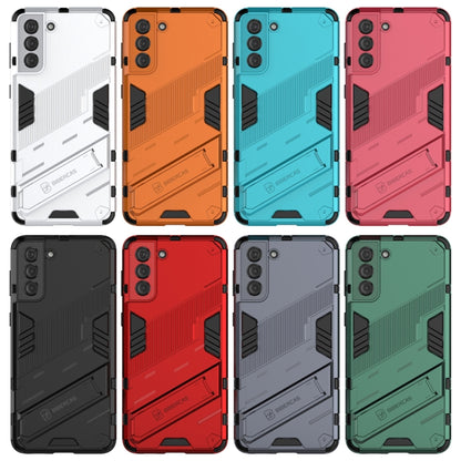 Punk Armor 2 in 1 PC + TPU Shockproof Case with Invisible Holder, For Samsung Galaxy S21+ 5G, For Samsung Galaxy A02 (EU Version), For Samsung Galaxy M31, For Samsung Galaxy M51, For Samsung Galaxy S21 Ultra 5G, For Samsung Galaxy S21 5G