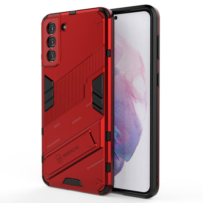 Punk Armor 2 in 1 PC + TPU Shockproof Case with Invisible Holder, For Samsung Galaxy S21+ 5G, For Samsung Galaxy A02 (EU Version), For Samsung Galaxy M31, For Samsung Galaxy M51, For Samsung Galaxy S21 Ultra 5G, For Samsung Galaxy S21 5G