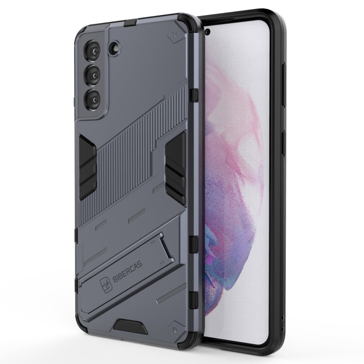 Punk Armor 2 in 1 PC + TPU Shockproof Case with Invisible Holder, For Samsung Galaxy S21+ 5G, For Samsung Galaxy A02 (EU Version), For Samsung Galaxy M31, For Samsung Galaxy M51, For Samsung Galaxy S21 Ultra 5G, For Samsung Galaxy S21 5G