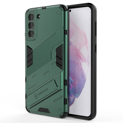 Punk Armor 2 in 1 PC + TPU Shockproof Case with Invisible Holder, For Samsung Galaxy S21+ 5G, For Samsung Galaxy A02 (EU Version), For Samsung Galaxy M31, For Samsung Galaxy M51, For Samsung Galaxy S21 Ultra 5G, For Samsung Galaxy S21 5G