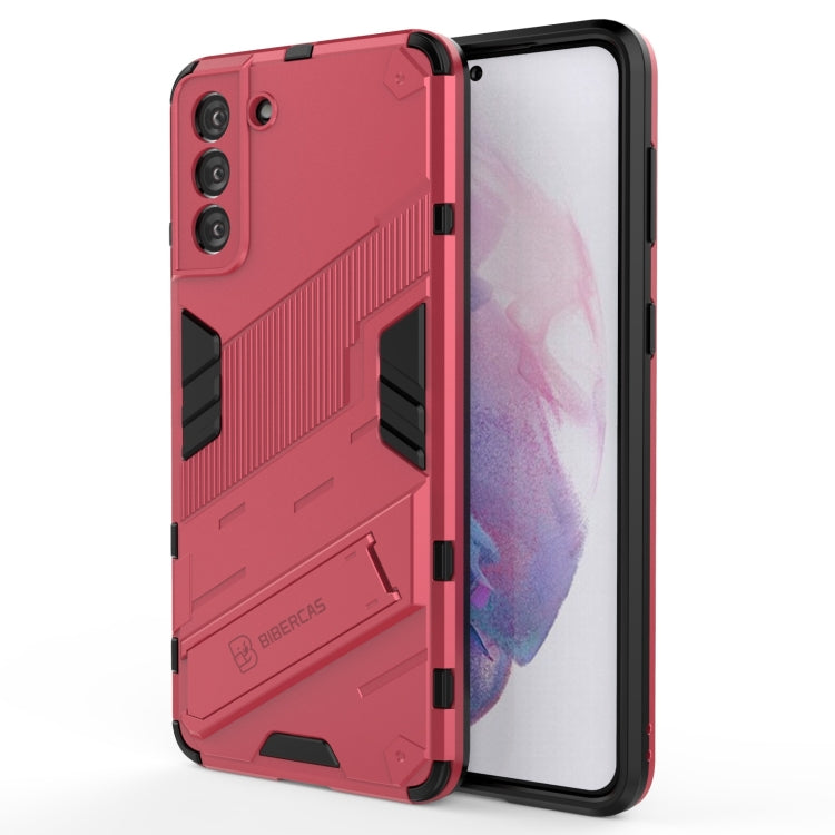 Punk Armor 2 in 1 PC + TPU Shockproof Case with Invisible Holder, For Samsung Galaxy S21+ 5G, For Samsung Galaxy A02 (EU Version), For Samsung Galaxy M31, For Samsung Galaxy M51, For Samsung Galaxy S21 Ultra 5G, For Samsung Galaxy S21 5G
