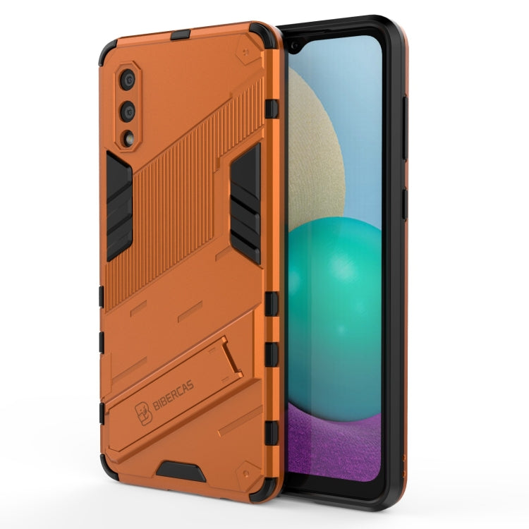 Punk Armor 2 in 1 PC + TPU Shockproof Case with Invisible Holder, For Samsung Galaxy S21+ 5G, For Samsung Galaxy A02 (EU Version), For Samsung Galaxy M31, For Samsung Galaxy M51, For Samsung Galaxy S21 Ultra 5G, For Samsung Galaxy S21 5G