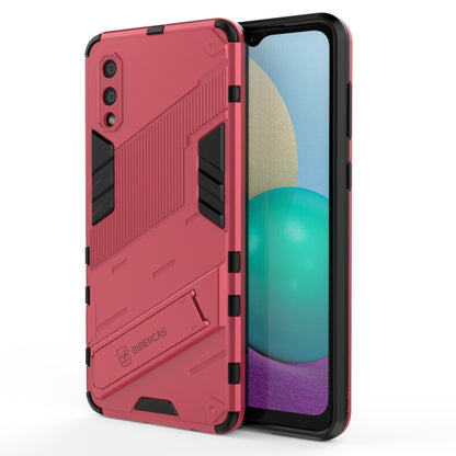 Punk Armor 2 in 1 PC + TPU Shockproof Case with Invisible Holder, For Samsung Galaxy S21+ 5G, For Samsung Galaxy A02 (EU Version), For Samsung Galaxy M31, For Samsung Galaxy M51, For Samsung Galaxy S21 Ultra 5G, For Samsung Galaxy S21 5G
