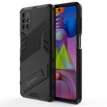 Punk Armor 2 in 1 PC + TPU Shockproof Case with Invisible Holder, For Samsung Galaxy S21+ 5G, For Samsung Galaxy A02 (EU Version), For Samsung Galaxy M31, For Samsung Galaxy M51, For Samsung Galaxy S21 Ultra 5G, For Samsung Galaxy S21 5G