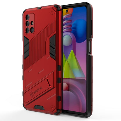 Punk Armor 2 in 1 PC + TPU Shockproof Case with Invisible Holder, For Samsung Galaxy S21+ 5G, For Samsung Galaxy A02 (EU Version), For Samsung Galaxy M31, For Samsung Galaxy M51, For Samsung Galaxy S21 Ultra 5G, For Samsung Galaxy S21 5G