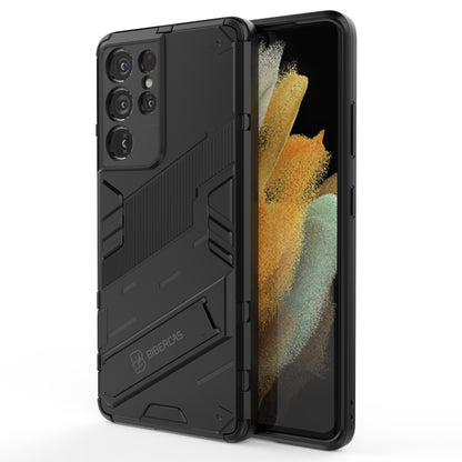 Punk Armor 2 in 1 PC + TPU Shockproof Case with Invisible Holder, For Samsung Galaxy S21+ 5G, For Samsung Galaxy A02 (EU Version), For Samsung Galaxy M31, For Samsung Galaxy M51, For Samsung Galaxy S21 Ultra 5G, For Samsung Galaxy S21 5G