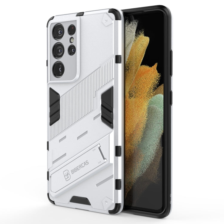 Punk Armor 2 in 1 PC + TPU Shockproof Case with Invisible Holder, For Samsung Galaxy S21+ 5G, For Samsung Galaxy A02 (EU Version), For Samsung Galaxy M31, For Samsung Galaxy M51, For Samsung Galaxy S21 Ultra 5G, For Samsung Galaxy S21 5G