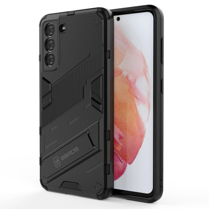 Punk Armor 2 in 1 PC + TPU Shockproof Case with Invisible Holder, For Samsung Galaxy S21+ 5G, For Samsung Galaxy A02 (EU Version), For Samsung Galaxy M31, For Samsung Galaxy M51, For Samsung Galaxy S21 Ultra 5G, For Samsung Galaxy S21 5G