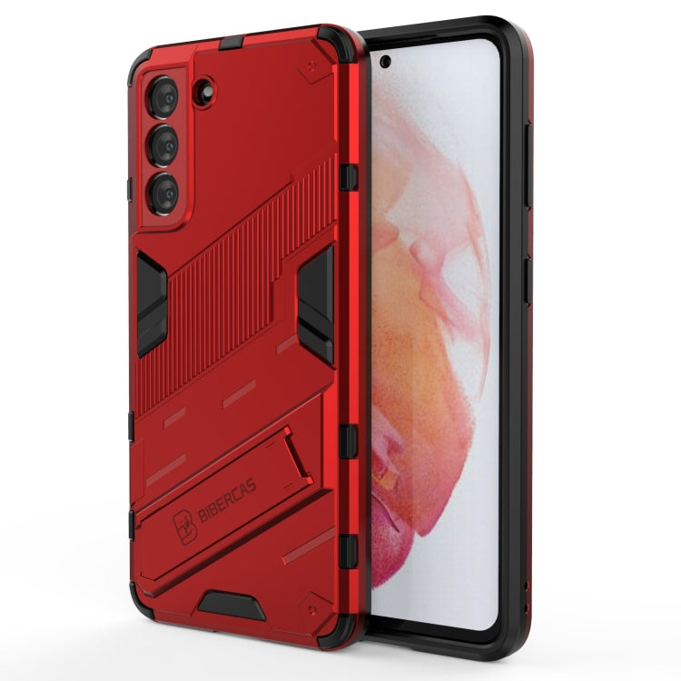 Punk Armor 2 in 1 PC + TPU Shockproof Case with Invisible Holder, For Samsung Galaxy S21+ 5G, For Samsung Galaxy A02 (EU Version), For Samsung Galaxy M31, For Samsung Galaxy M51, For Samsung Galaxy S21 Ultra 5G, For Samsung Galaxy S21 5G
