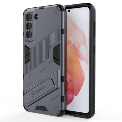Punk Armor 2 in 1 PC + TPU Shockproof Case with Invisible Holder, For Samsung Galaxy S21+ 5G, For Samsung Galaxy A02 (EU Version), For Samsung Galaxy M31, For Samsung Galaxy M51, For Samsung Galaxy S21 Ultra 5G, For Samsung Galaxy S21 5G