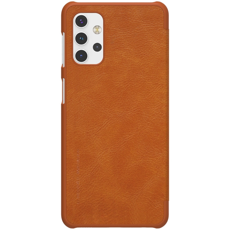 NILLKIN QIN Series Crazy Horse Texture Horizontal Flip Leather Case with Card Slot, For Samsung Galaxy A32 5G