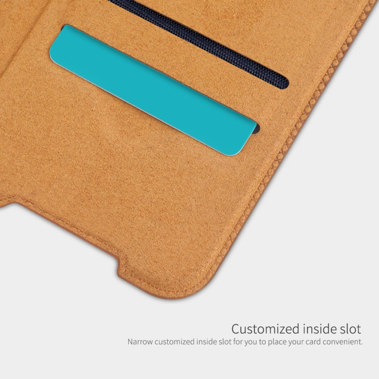 NILLKIN QIN Series Crazy Horse Texture Horizontal Flip Leather Case with Card Slot, For Samsung Galaxy A32 5G