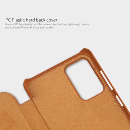 NILLKIN QIN Series Crazy Horse Texture Horizontal Flip Leather Case with Card Slot, For Samsung Galaxy A32 5G