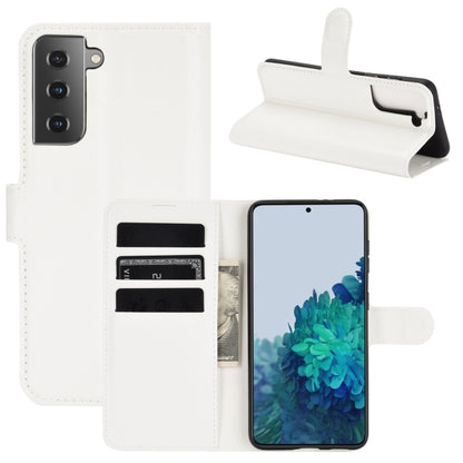 Litchi Texture Horizontal Flip Protective Case with Holder & Card Slots & Wallet, For Galaxy S21+ 5G