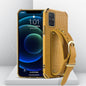 Electroplated TPU Crocodile Pattern Leather Case with Wrist Strap, For Samsung Galaxy A51 4G, For Samsung Galaxy A71 4G, For Samsung Galaxy S20, For Samsung Galaxy S20+, For Samsung Galaxy S20 Ultra