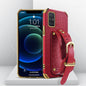 Electroplated TPU Crocodile Pattern Leather Case with Wrist Strap, For Samsung Galaxy A51 4G, For Samsung Galaxy A71 4G, For Samsung Galaxy S20, For Samsung Galaxy S20+, For Samsung Galaxy S20 Ultra