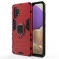Shockproof PC + TPU Protective Case with Magnetic Ring Holder, For Galaxy A32 4G