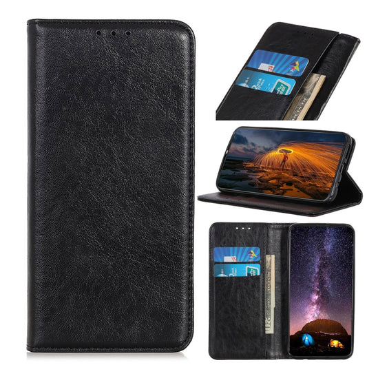 Magnetic Crazy Horse Texture Horizontal Flip Leather Case with Holder & Card Slots & Wallet, For OPPO Find X3 / X3 Pro, For Xiaomi Redmi Note 10 4G / Note 10S, For Xiaomi Redmi Note 10 Pro, For Sony Xperia Ace II, For Samsung Galaxy A02s (US Version)